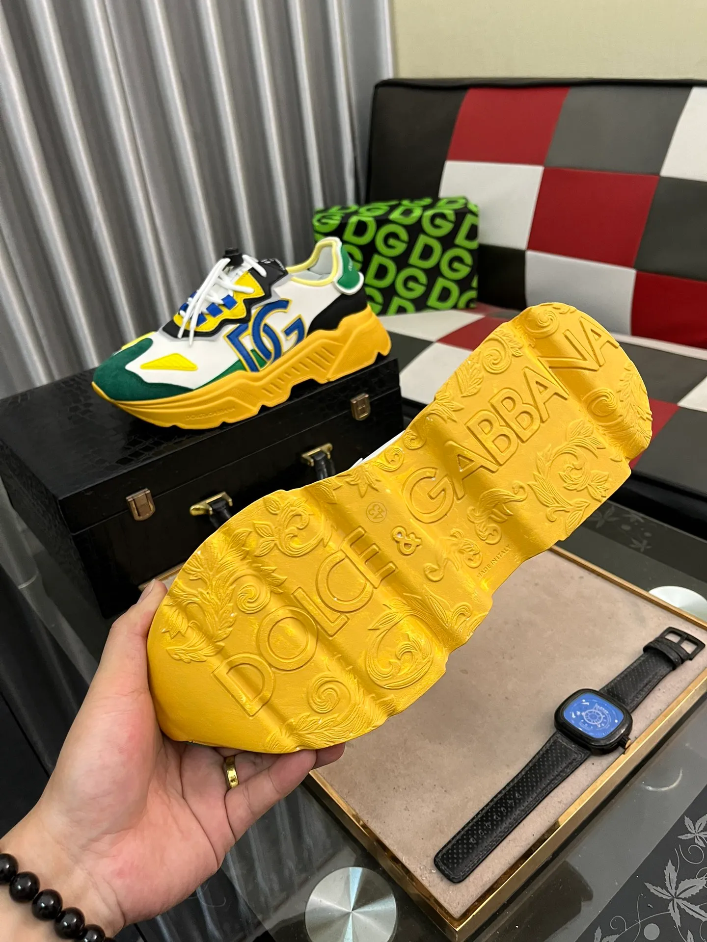 Men's shoes 💰480⌚️⌚️ (DG-) The latest popular 🔥🔥casual shoes, with brand signature details on the tongue and imported cowhide fabric, fashionable and versatile, can add luster to various looks. Create an exquisite design with unique dynamic vitality and modern atmosphere, showing modern elegance. size：38-46